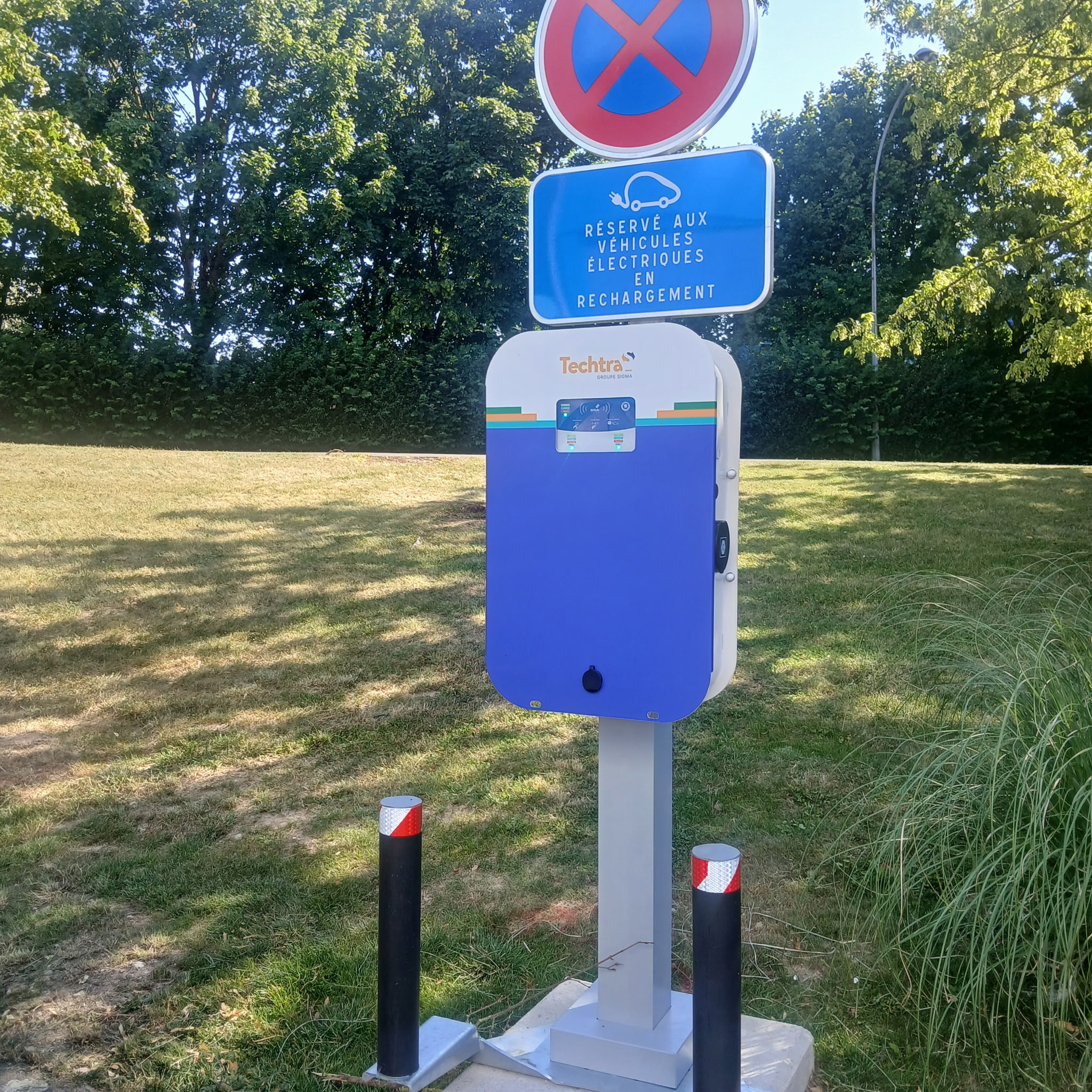 Installation d'une borne de recharge en entreprise