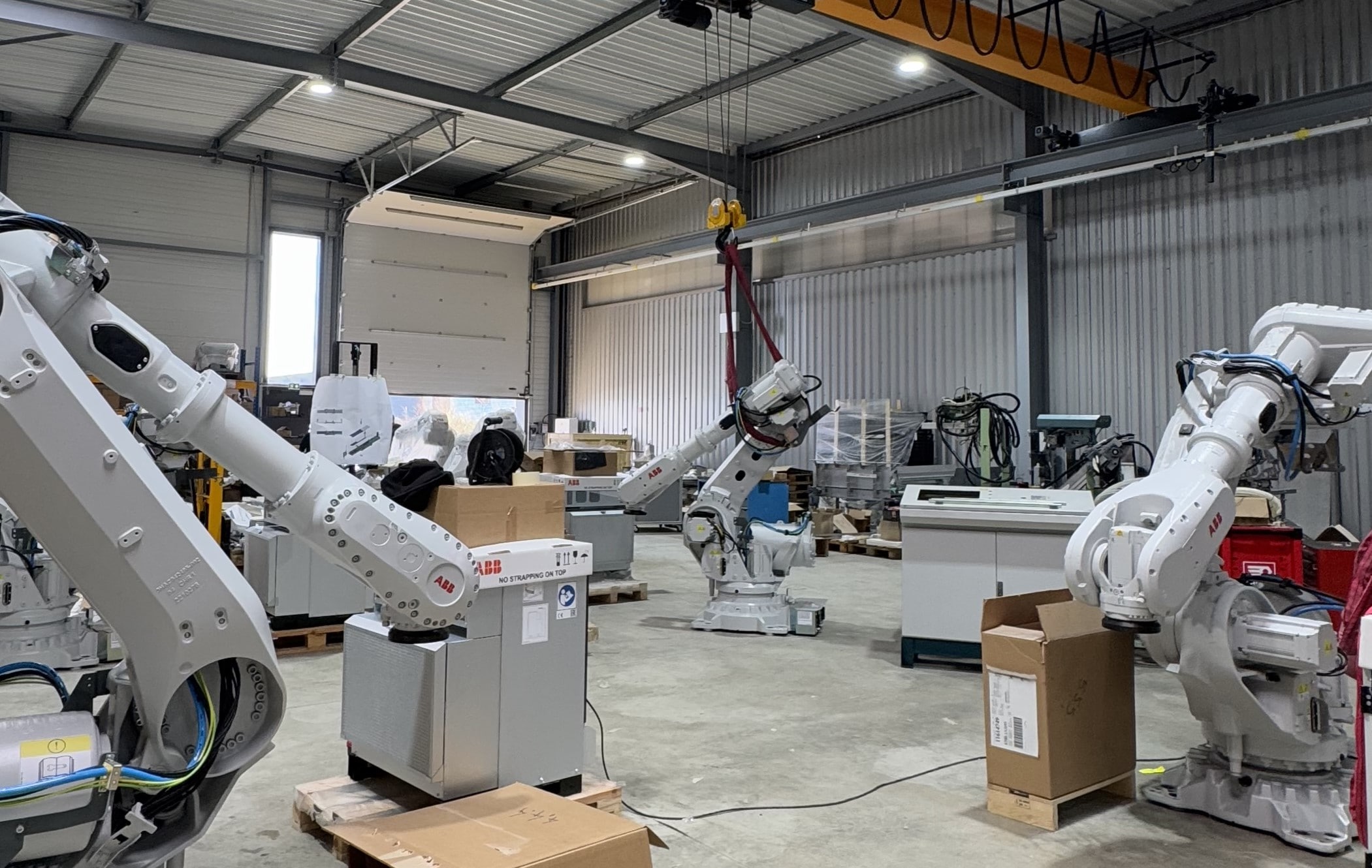 Maintenance et rénovation de robots industriels reconditionnés